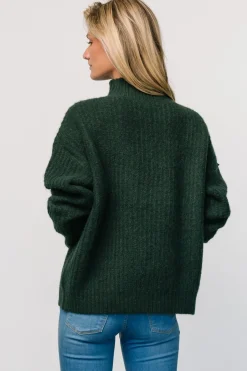 Clearance Baltic Born Fallon Sweater | Dark Green DarkGreen