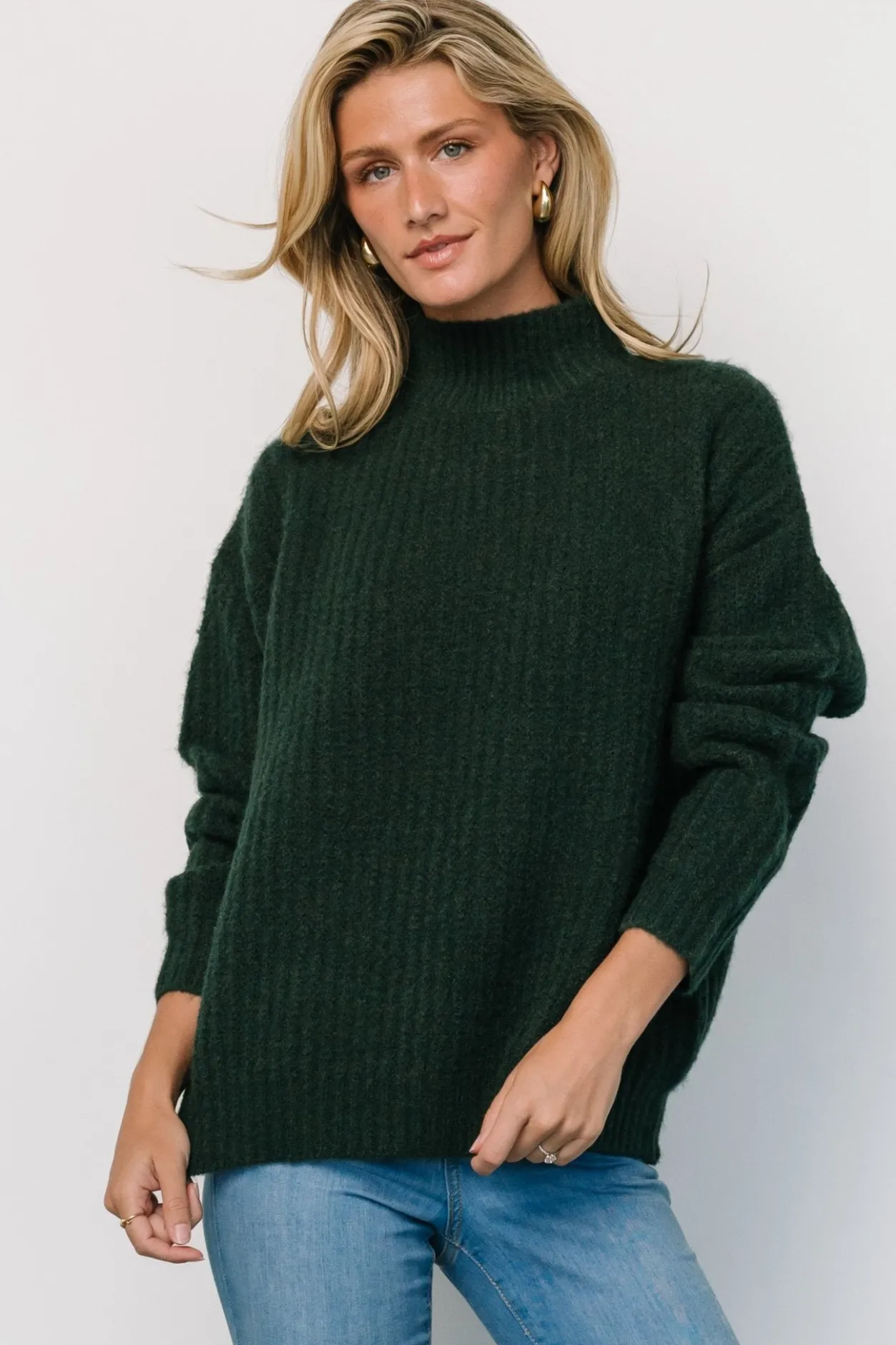 Clearance Baltic Born Fallon Sweater | Dark Green DarkGreen