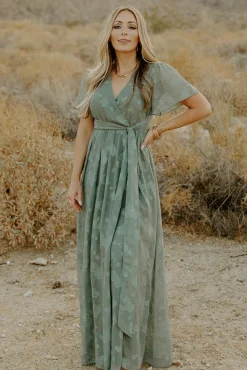 Fashion Baltic Born Faye Maxi Dress | Eucalyptus