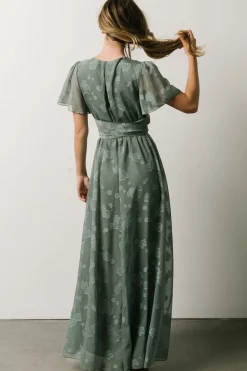 Fashion Baltic Born Faye Maxi Dress | Eucalyptus