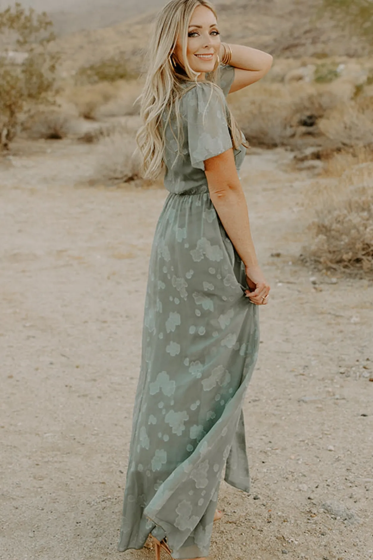 Fashion Baltic Born Faye Maxi Dress | Eucalyptus