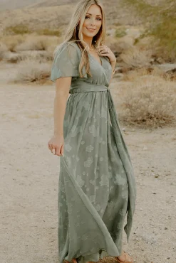 Fashion Baltic Born Faye Maxi Dress | Eucalyptus