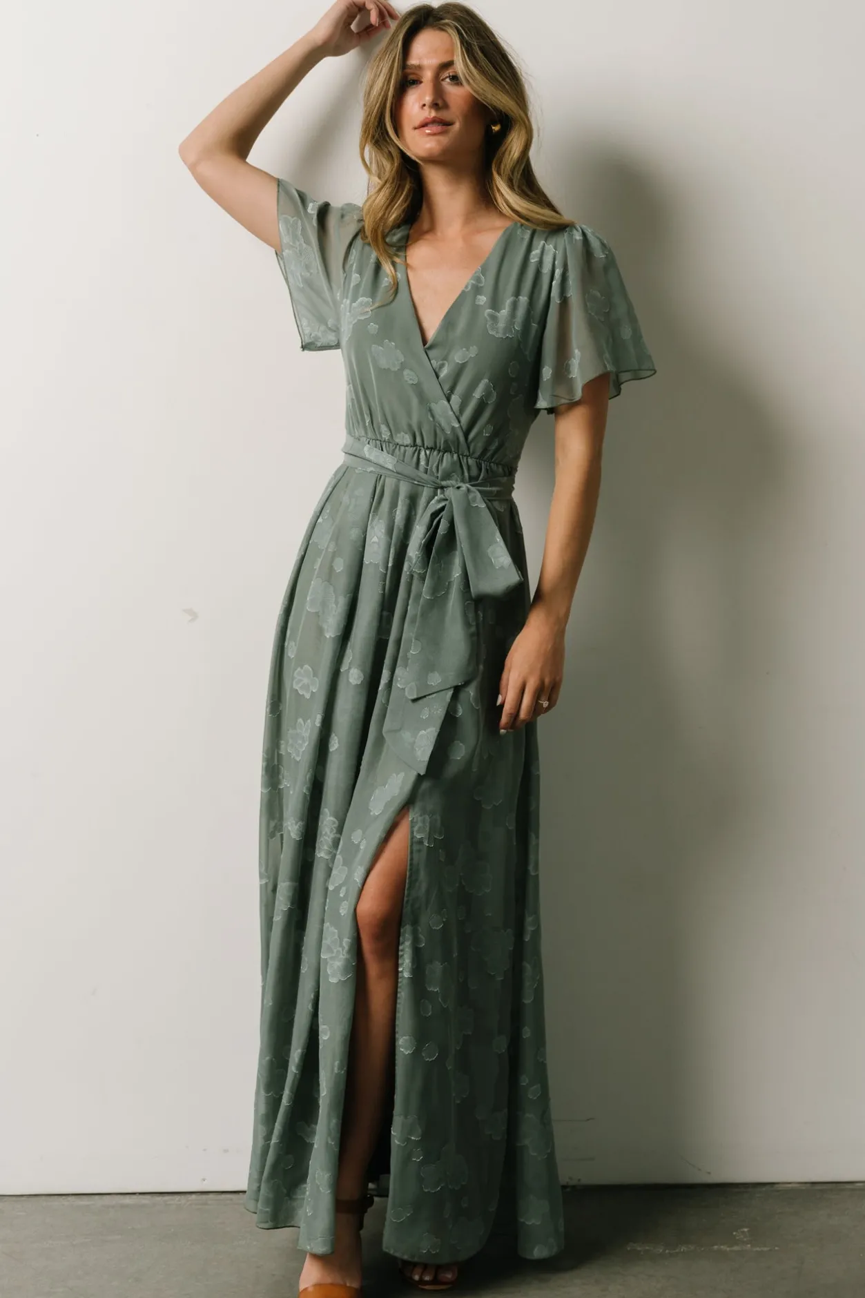 Fashion Baltic Born Faye Maxi Dress | Eucalyptus