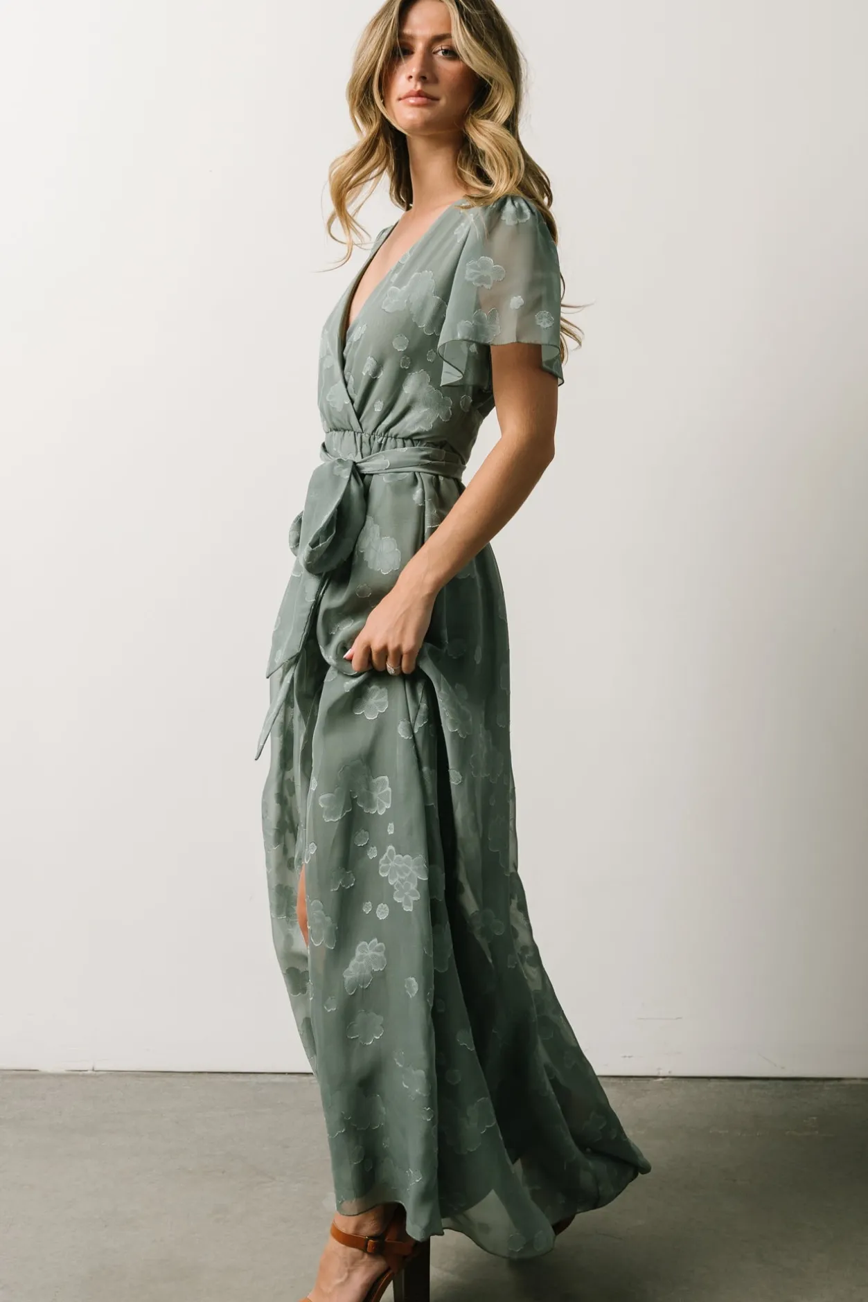 Fashion Baltic Born Faye Maxi Dress | Eucalyptus