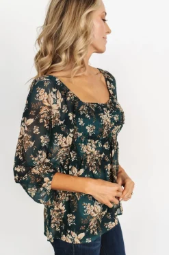 Fashion Baltic Born Fenna Smocked Top | Topaz Floral TopazFloral