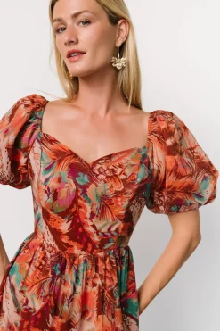 Hot Baltic Born Ferentino Puff Sleeve Dress | Multi