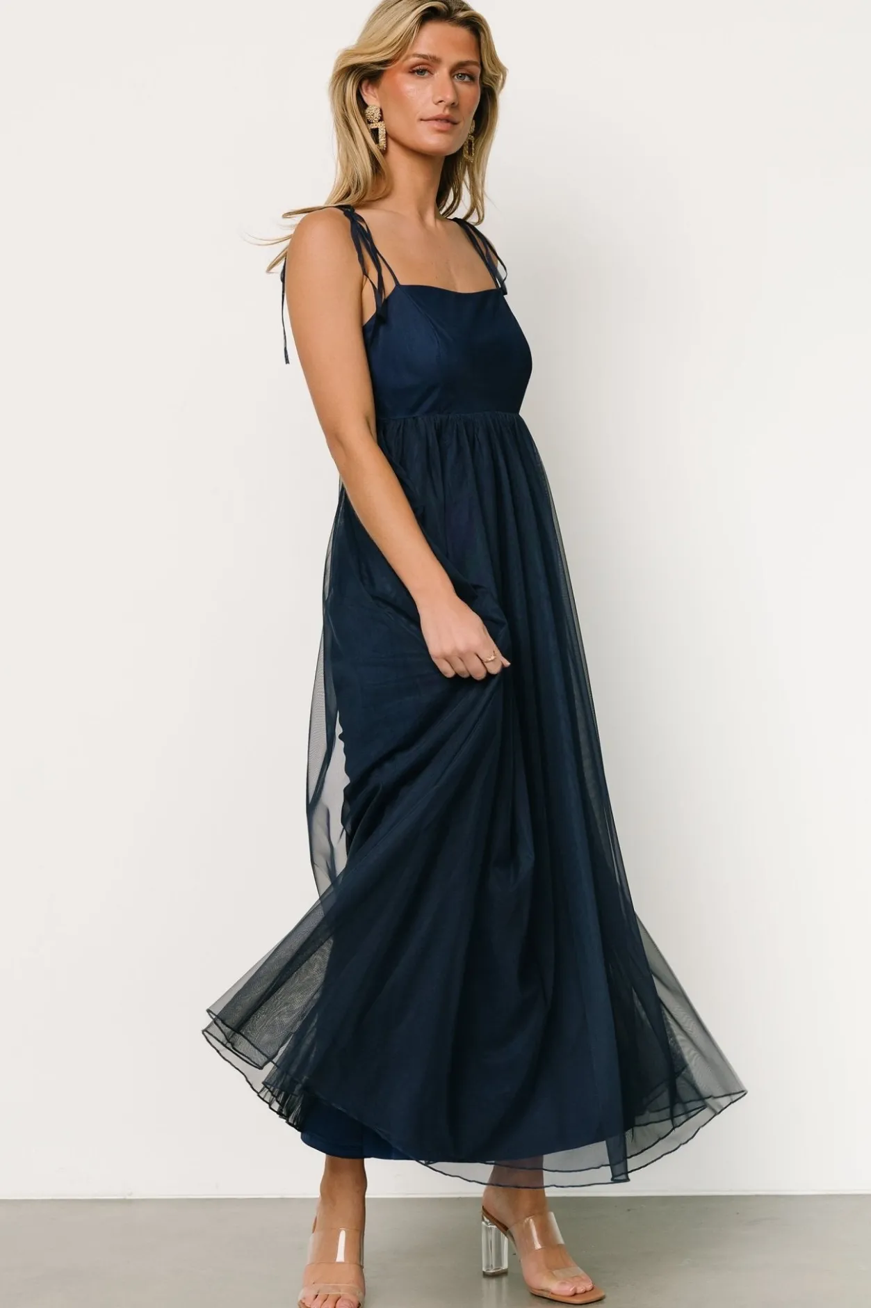 Best Baltic Born Fiona Tulle Maxi Dress | Midnight Blue MidnightBlue