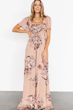 Outlet Baltic Born Fleur Maxi Dress | Nude Floral NudeFloral