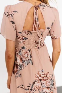 Outlet Baltic Born Fleur Maxi Dress | Nude Floral NudeFloral