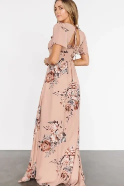 Outlet Baltic Born Fleur Maxi Dress | Nude Floral NudeFloral