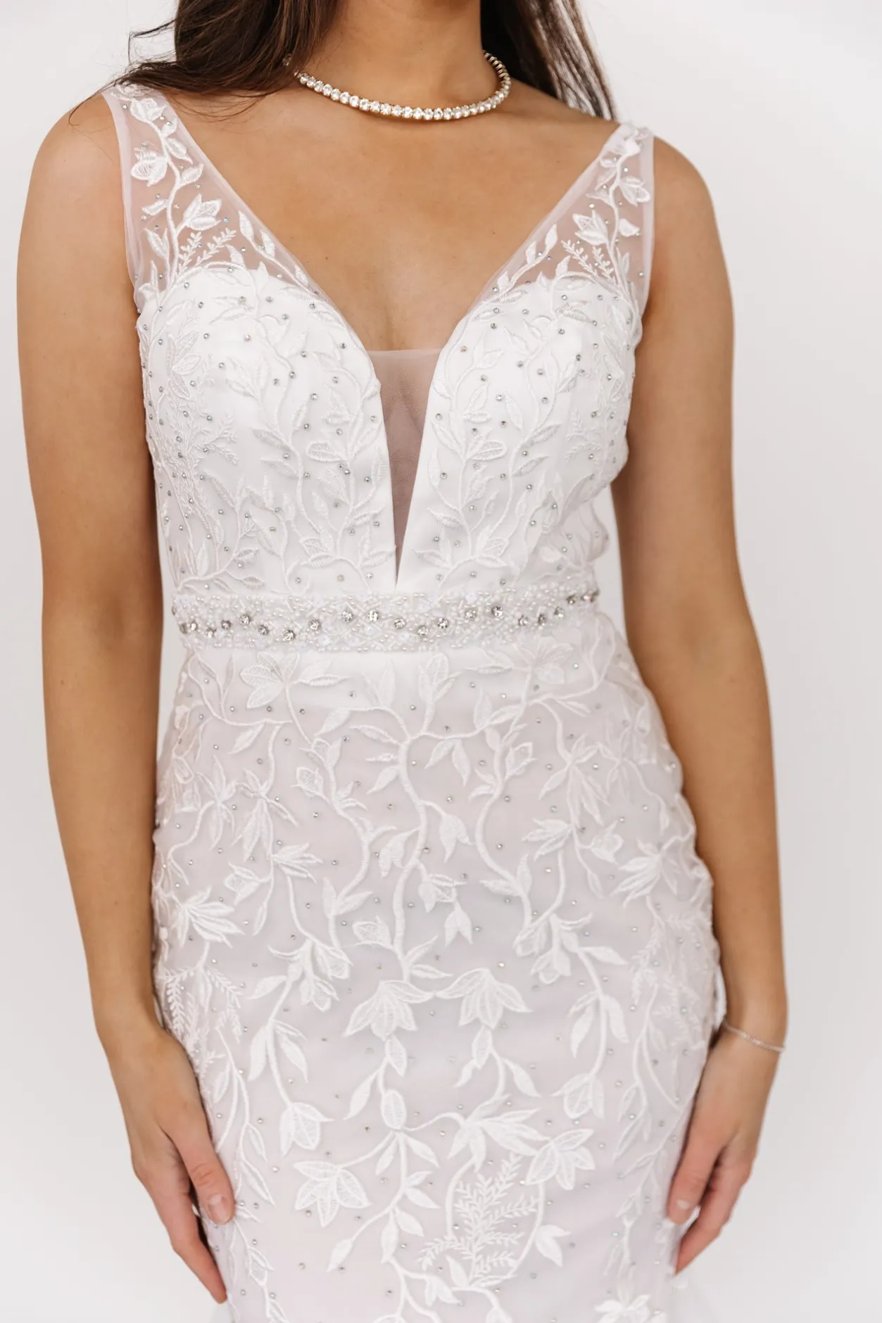 Discount Baltic Born Fleurette Bridal Gown | White