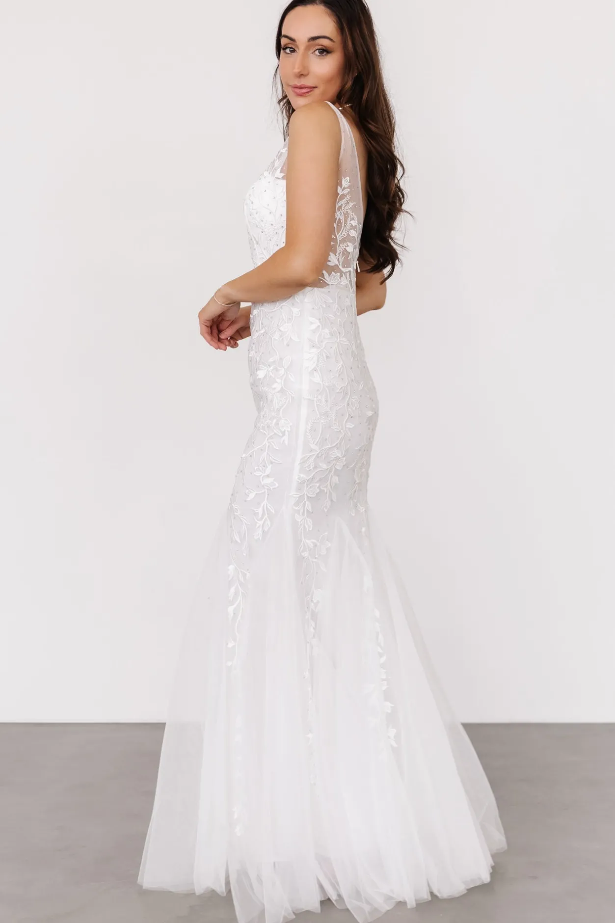Discount Baltic Born Fleurette Bridal Gown | White