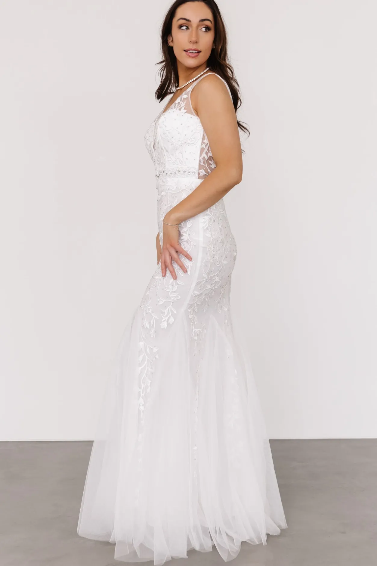 Discount Baltic Born Fleurette Bridal Gown | White