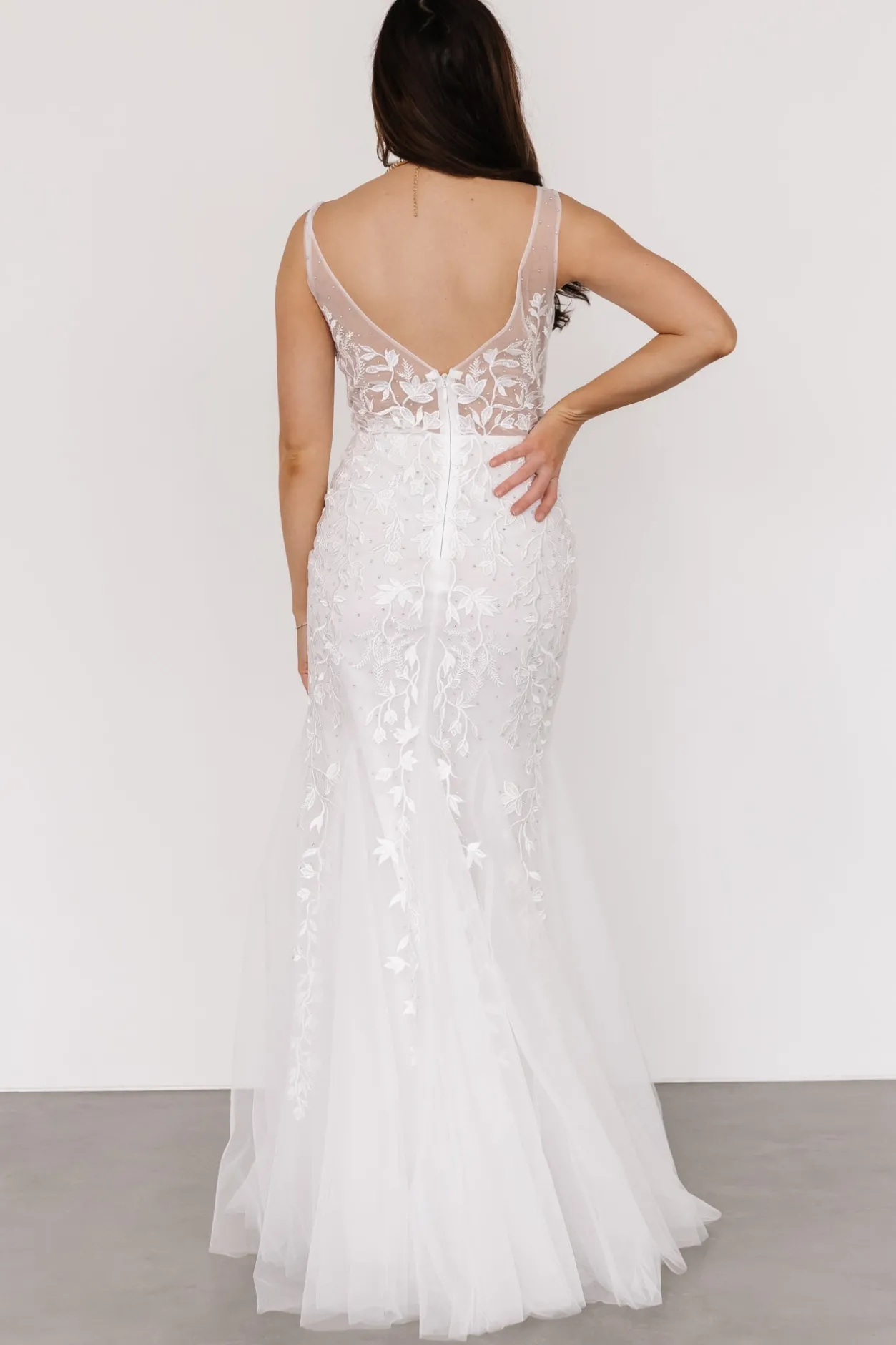 Discount Baltic Born Fleurette Bridal Gown | White