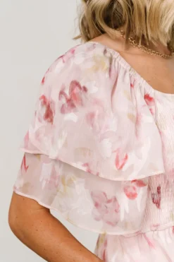 Online Baltic Born Flora Midi Dress | Blush Print BlushPrint