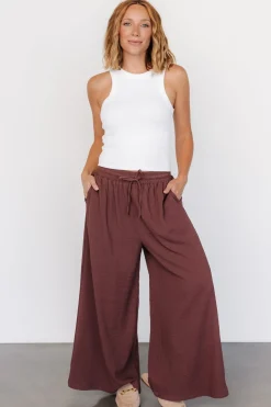 Sale Baltic Born Florence Textured Pants | Desert Rose DesertRose
