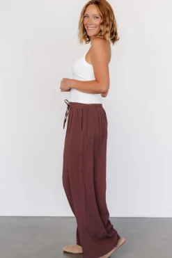 Sale Baltic Born Florence Textured Pants | Desert Rose DesertRose