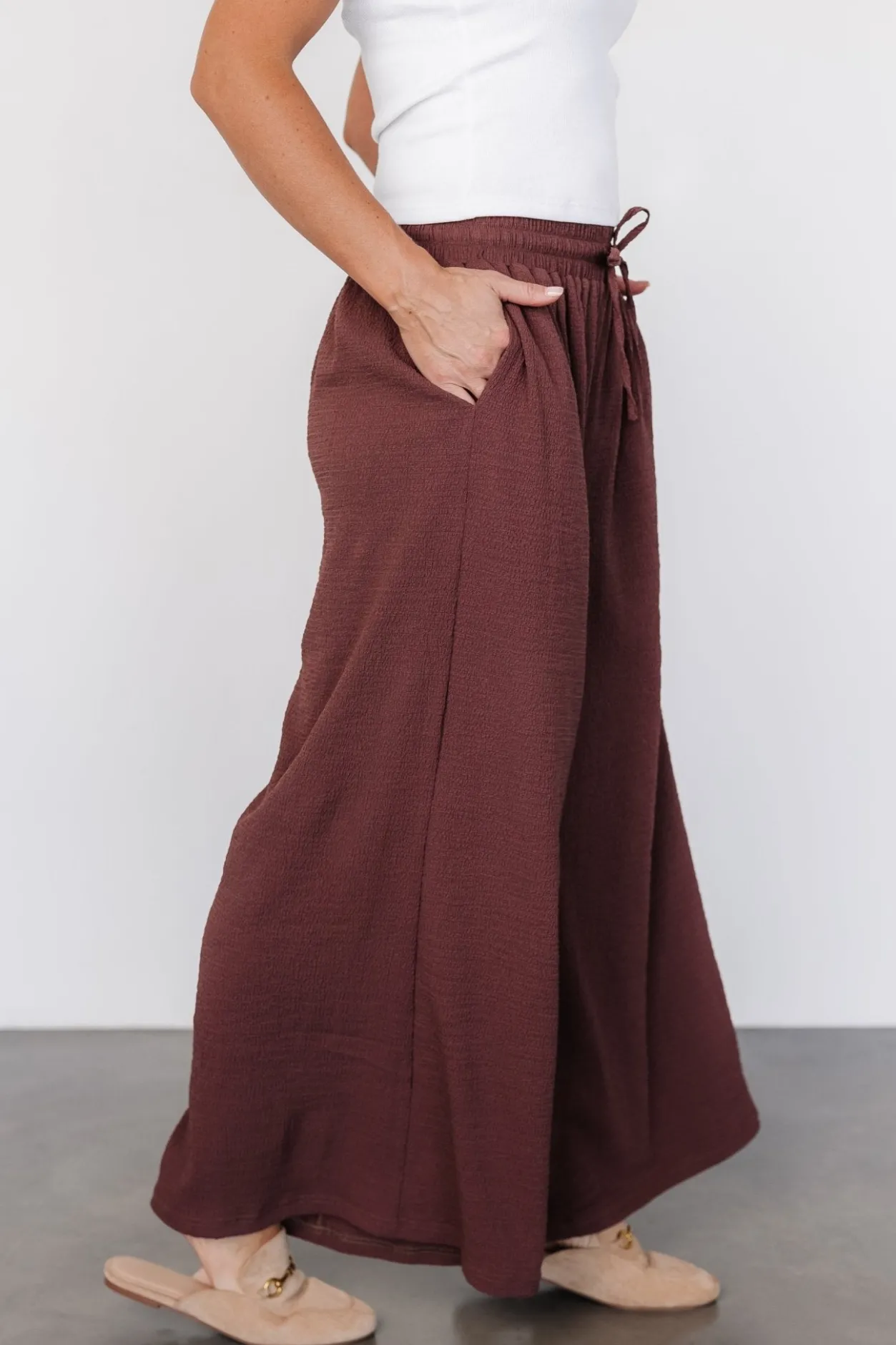 Sale Baltic Born Florence Textured Pants | Desert Rose DesertRose