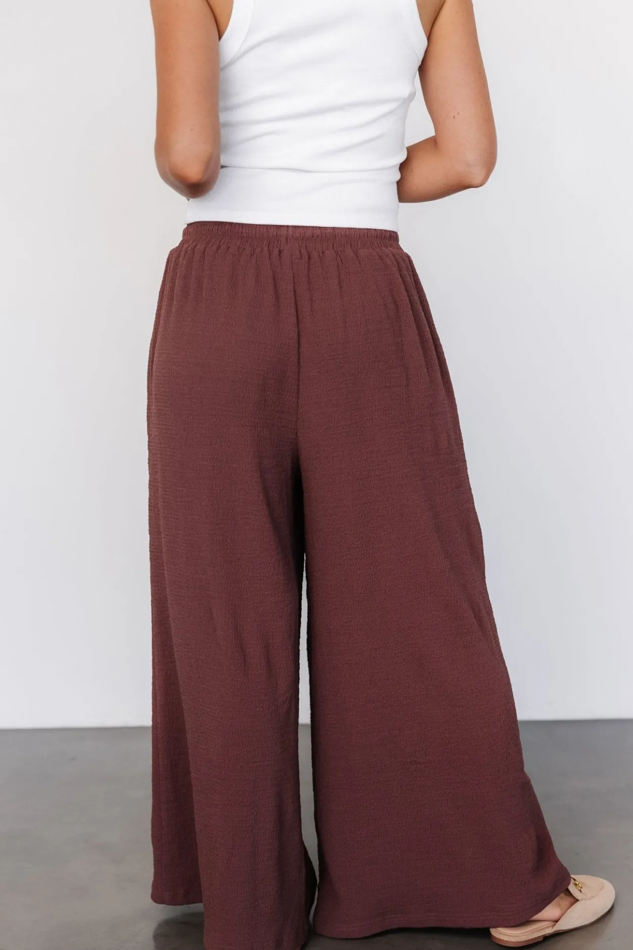 Sale Baltic Born Florence Textured Pants | Desert Rose DesertRose