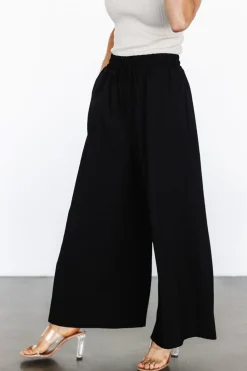 Fashion Baltic Born Florence Textured Pants | Black