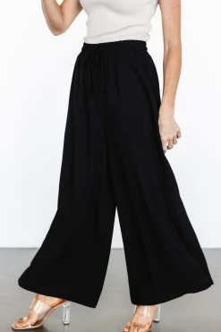 Fashion Baltic Born Florence Textured Pants | Black