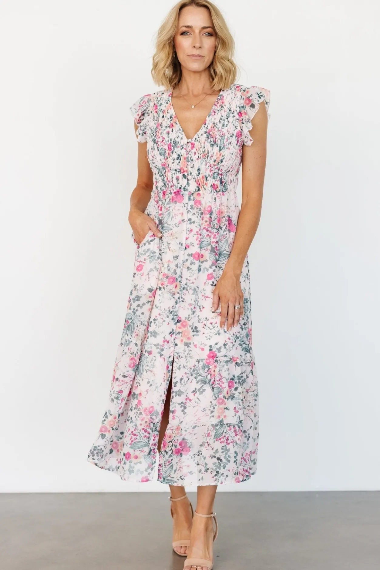 Best Baltic Born Florencia Dress | Blush + Sage Blush+Sage