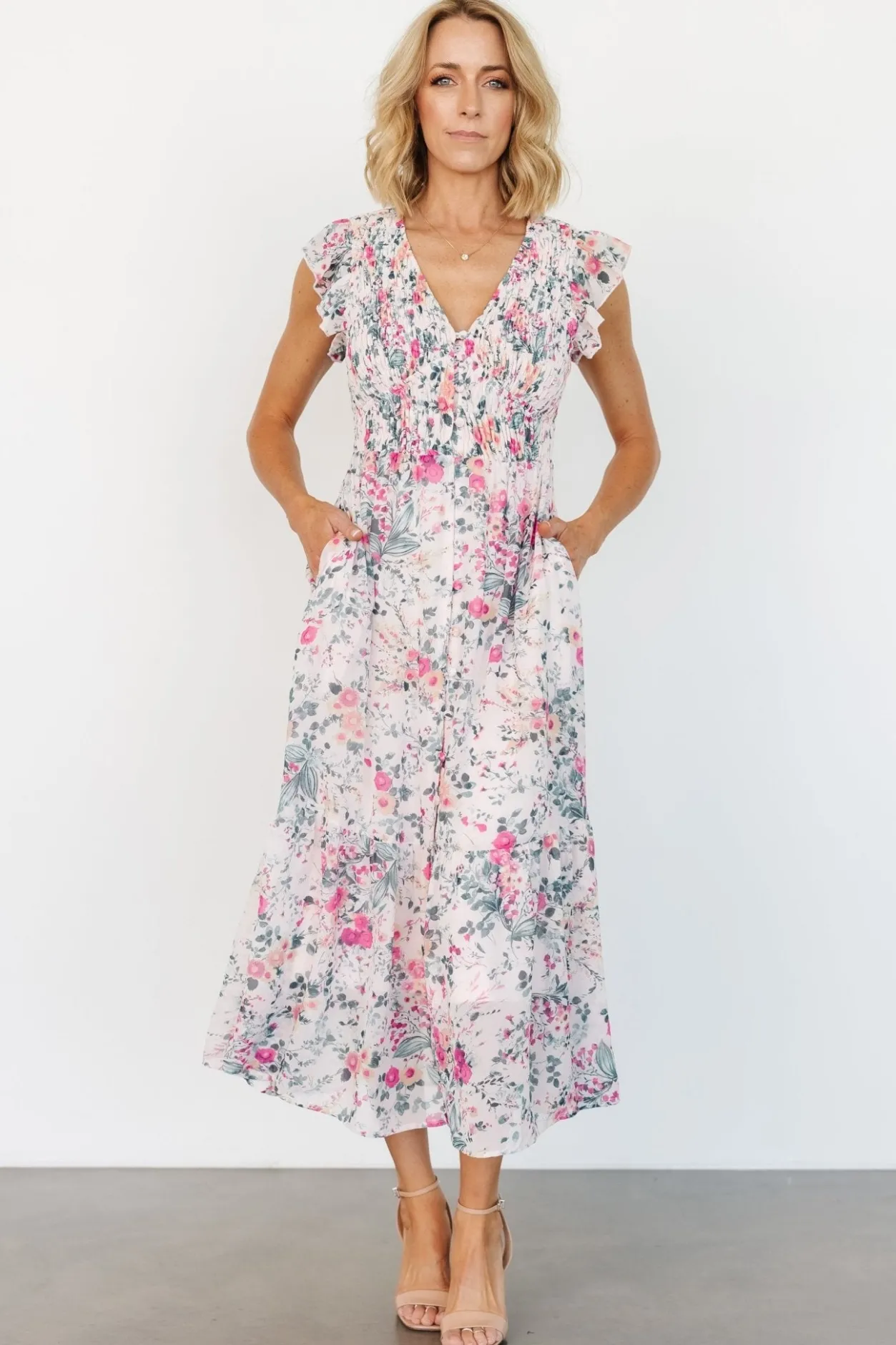 Best Baltic Born Florencia Dress | Blush + Sage Blush+Sage