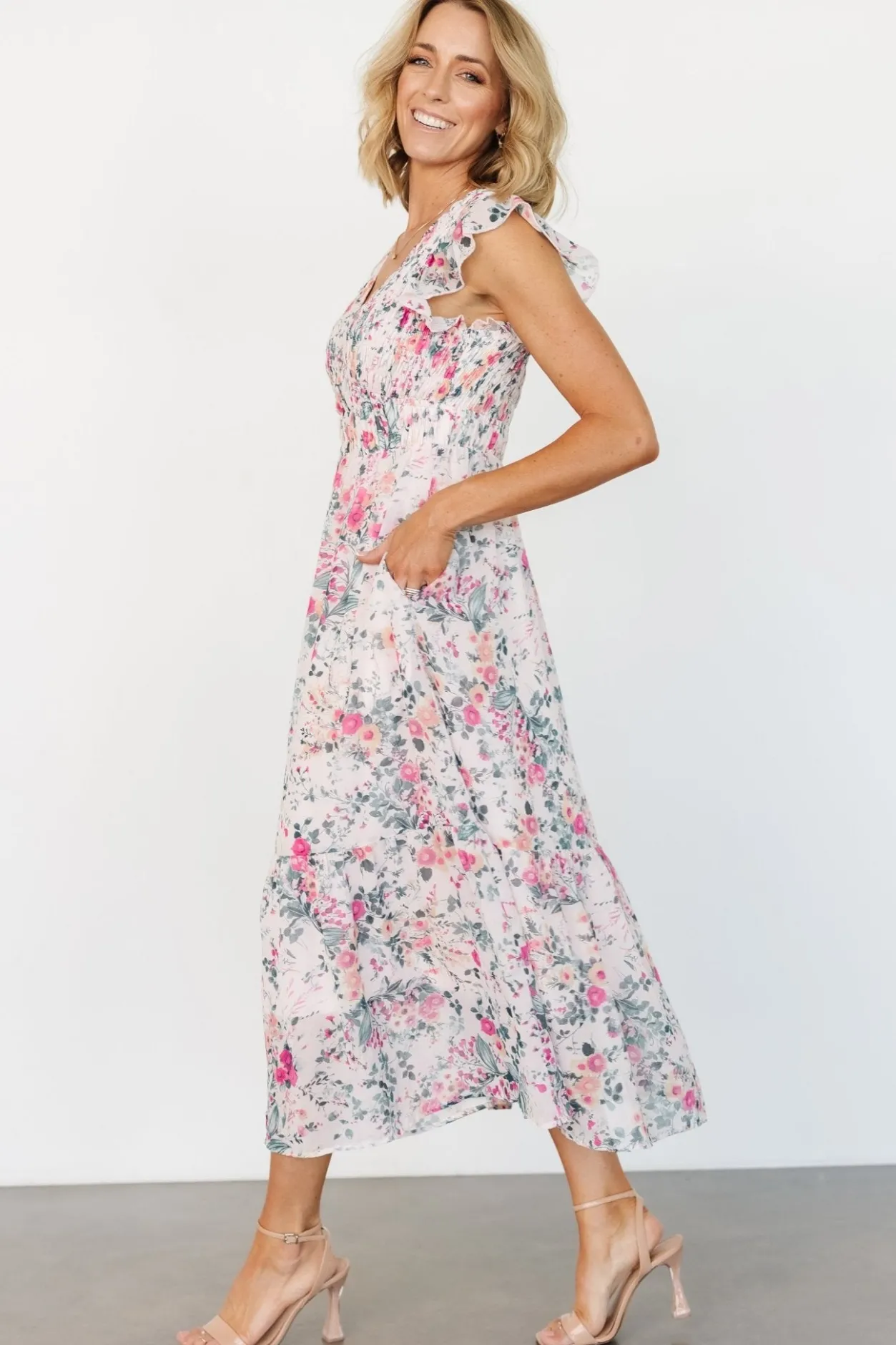 Best Baltic Born Florencia Dress | Blush + Sage Blush+Sage
