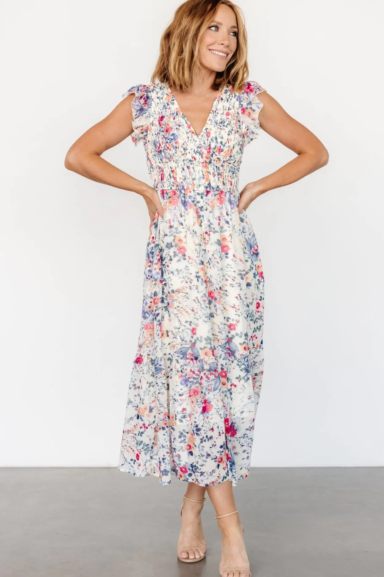 New Baltic Born Florencia Dress | Sapphire Blue SapphireBlue