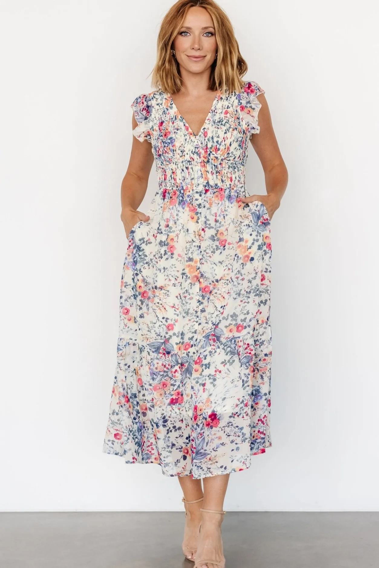 New Baltic Born Florencia Dress | Sapphire Blue SapphireBlue