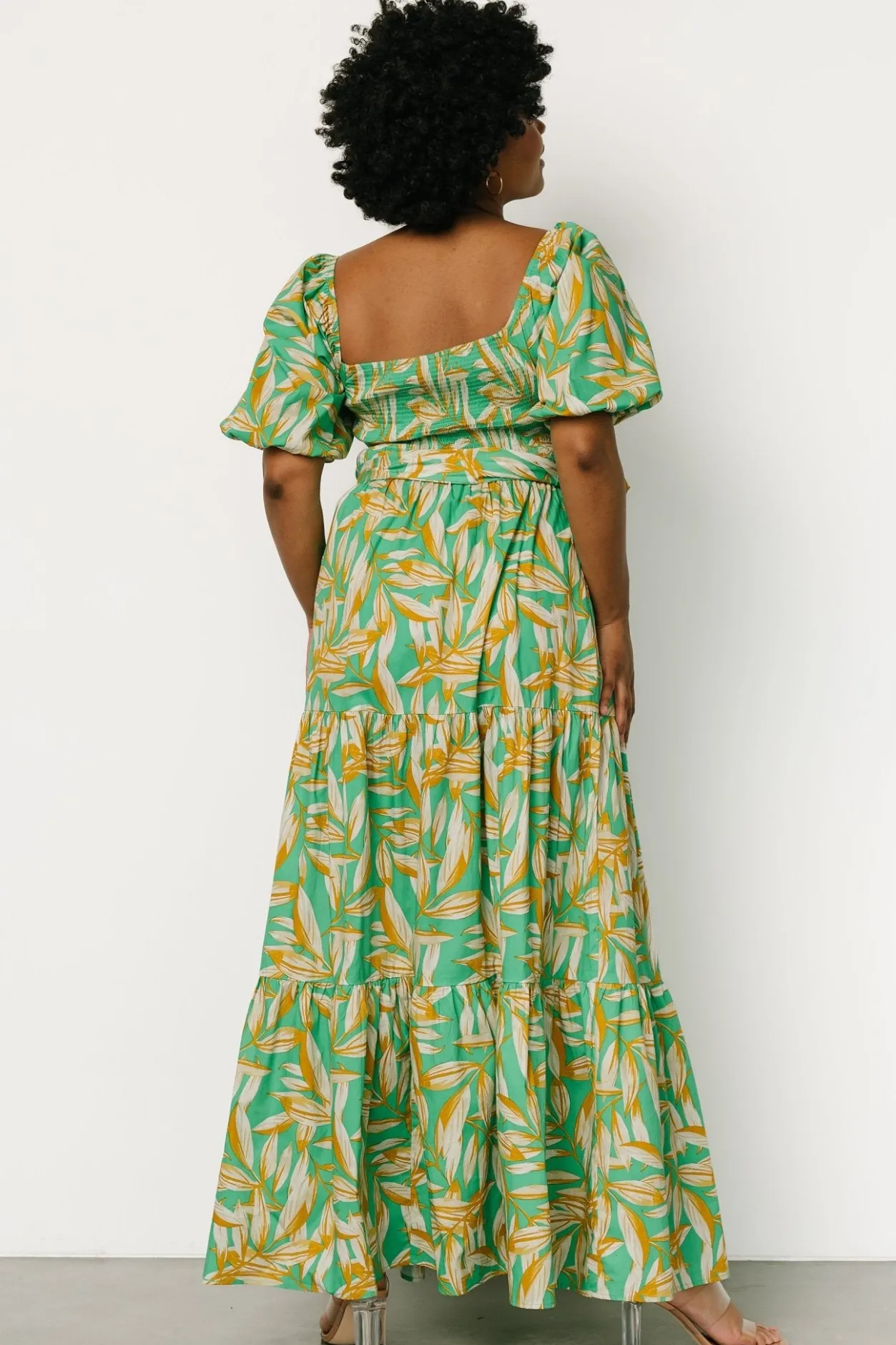 Online Baltic Born Forsythe Smocked Maxi Dress | Green Print GreenPrint