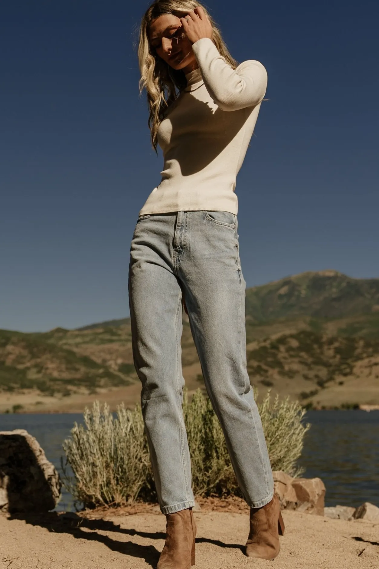 New Baltic Born Frances Knit Top | Ivory
