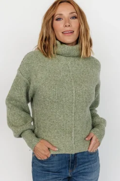 Outlet Baltic Born Frannie Knit Turtleneck Sweater | Olive