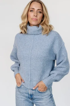Best Baltic Born Frannie Knit Turtleneck Sweater | Blue