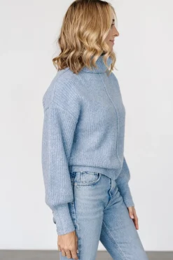 Best Baltic Born Frannie Knit Turtleneck Sweater | Blue
