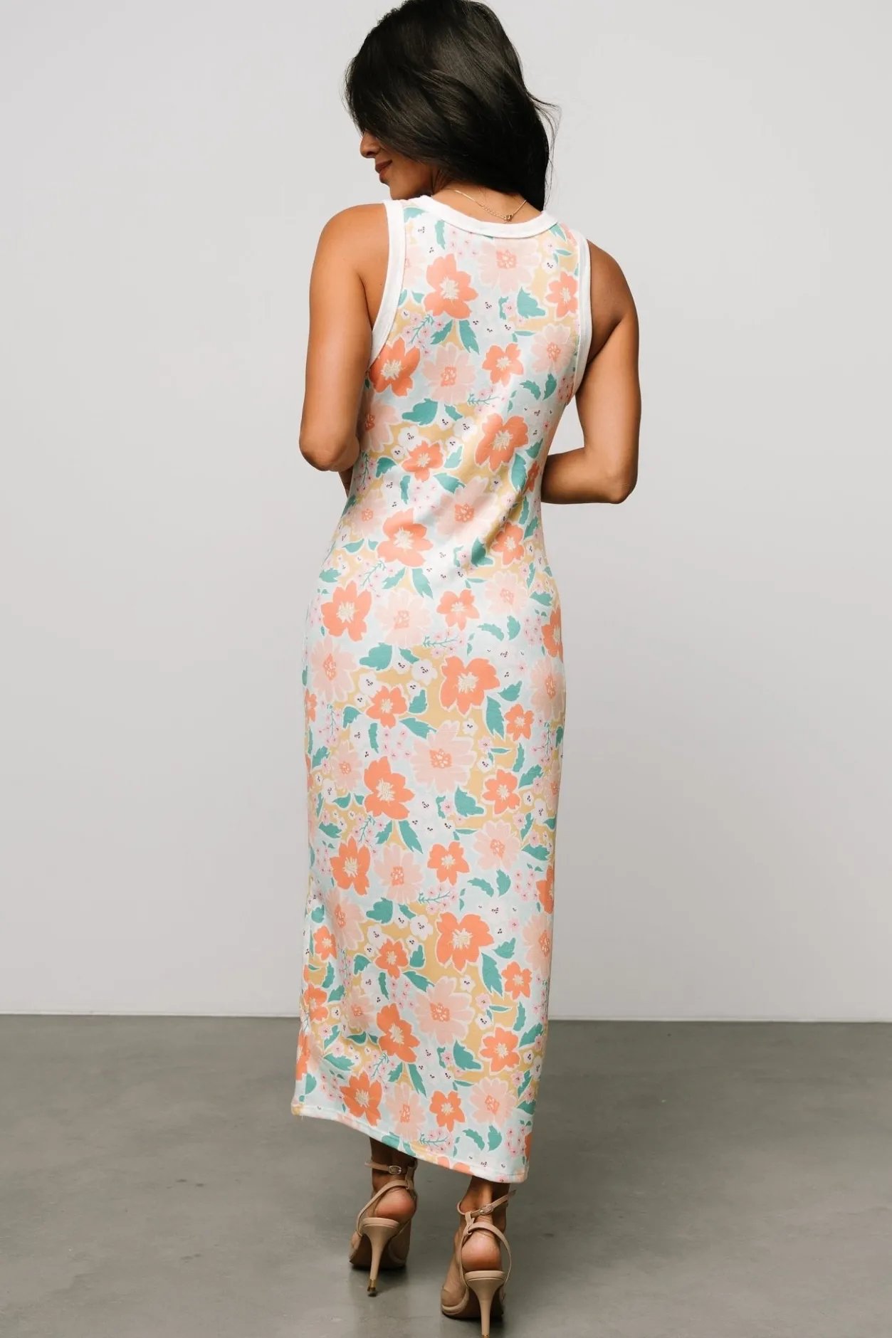 Hot Baltic Born Fresno Tank Maxi Dress | Multi Floral MultiFloral