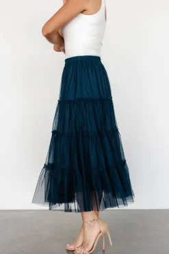 Outlet Baltic Born Galena Tulle Skirt | Deep Topaz DeepTopaz