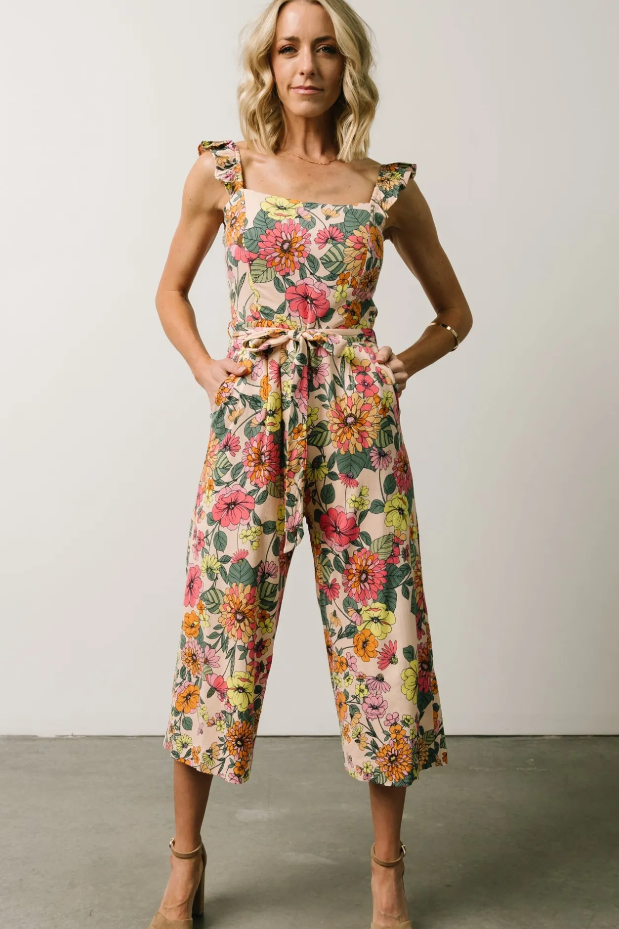 Outlet Baltic Born Gemma Jumpsuit | Multi Floral MultiFloral