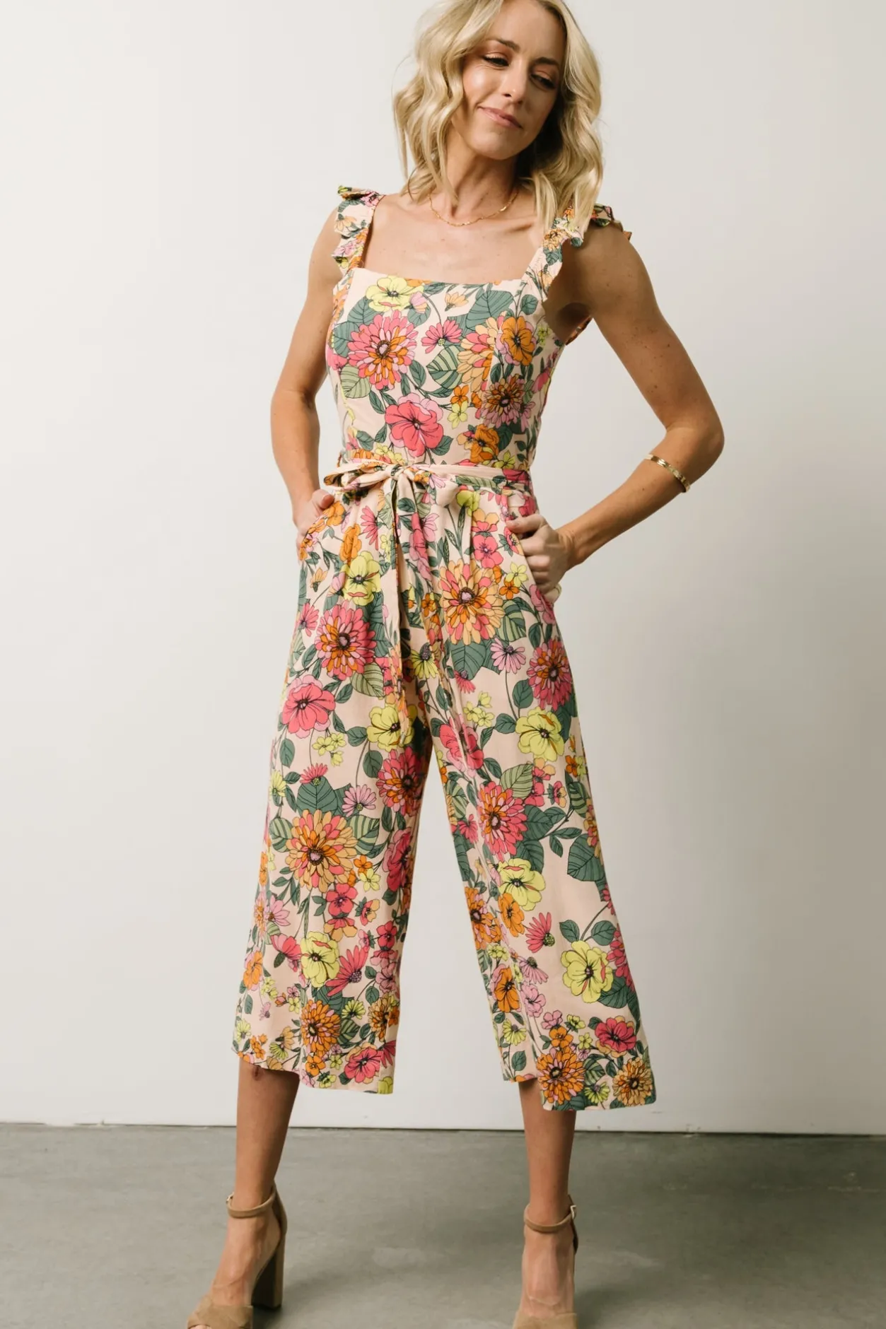 Outlet Baltic Born Gemma Jumpsuit | Multi Floral MultiFloral