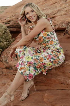Outlet Baltic Born Gemma Jumpsuit | Multi Floral MultiFloral