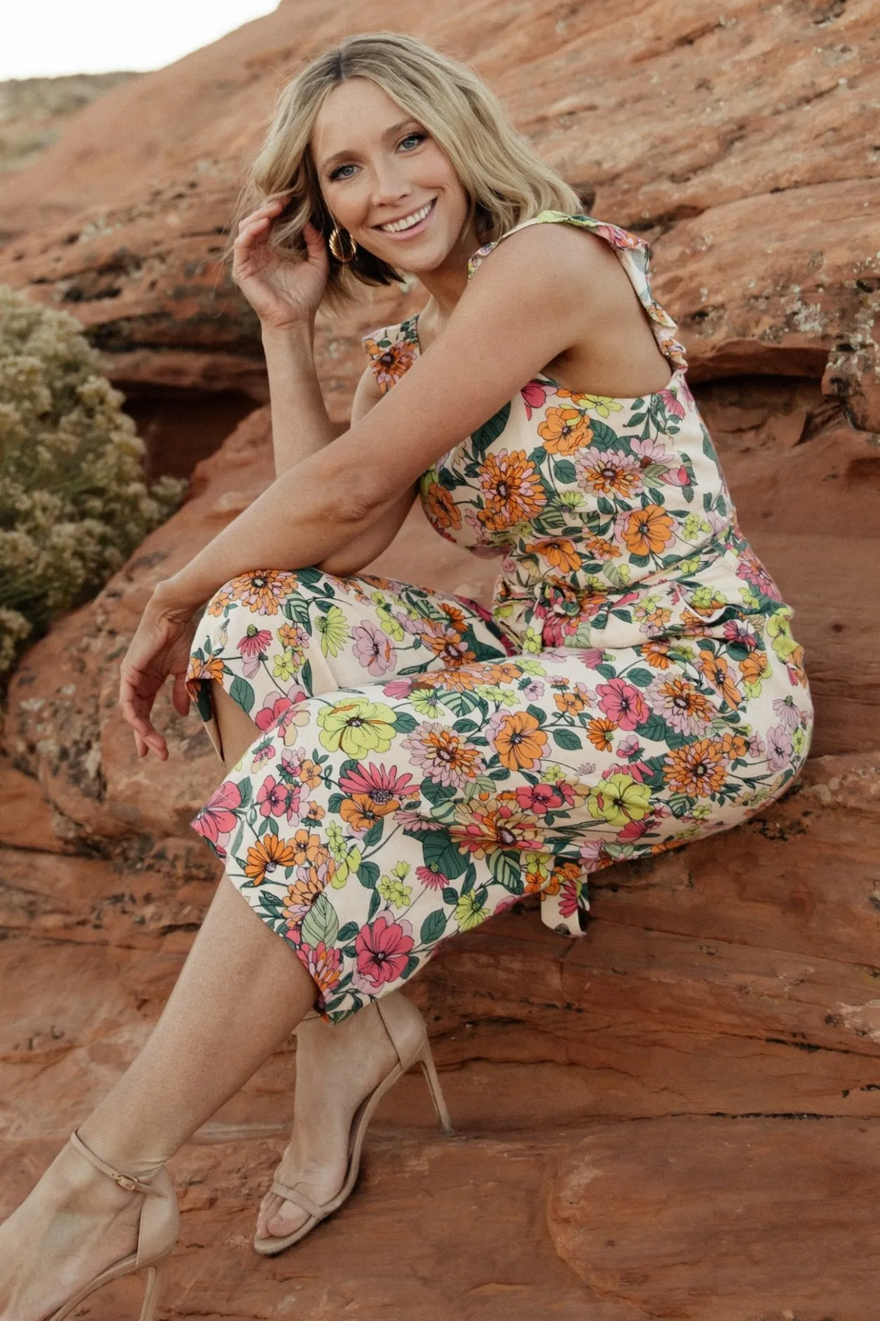 Outlet Baltic Born Gemma Jumpsuit | Multi Floral MultiFloral