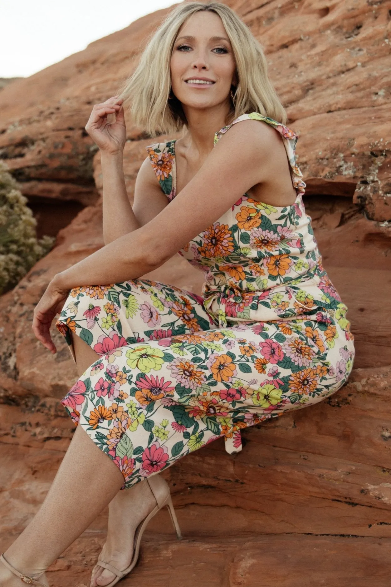 Outlet Baltic Born Gemma Jumpsuit | Multi Floral MultiFloral