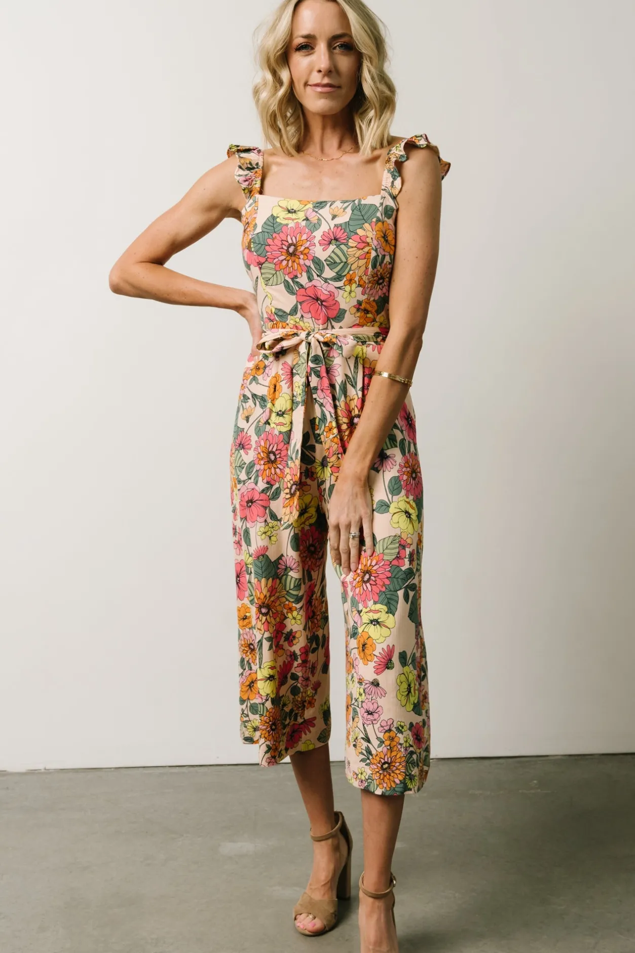 Outlet Baltic Born Gemma Jumpsuit | Multi Floral MultiFloral