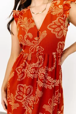 Discount Baltic Born Ginger Button Down Maxi Dress | Rust + Ivory Rust+Ivory