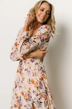 Fashion Baltic Born Giselle Maxi Dress | Blush Multi Floral BlushMultiFloral