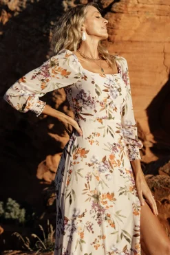 Fashion Baltic Born Giselle Maxi Dress | Blush Multi Floral BlushMultiFloral