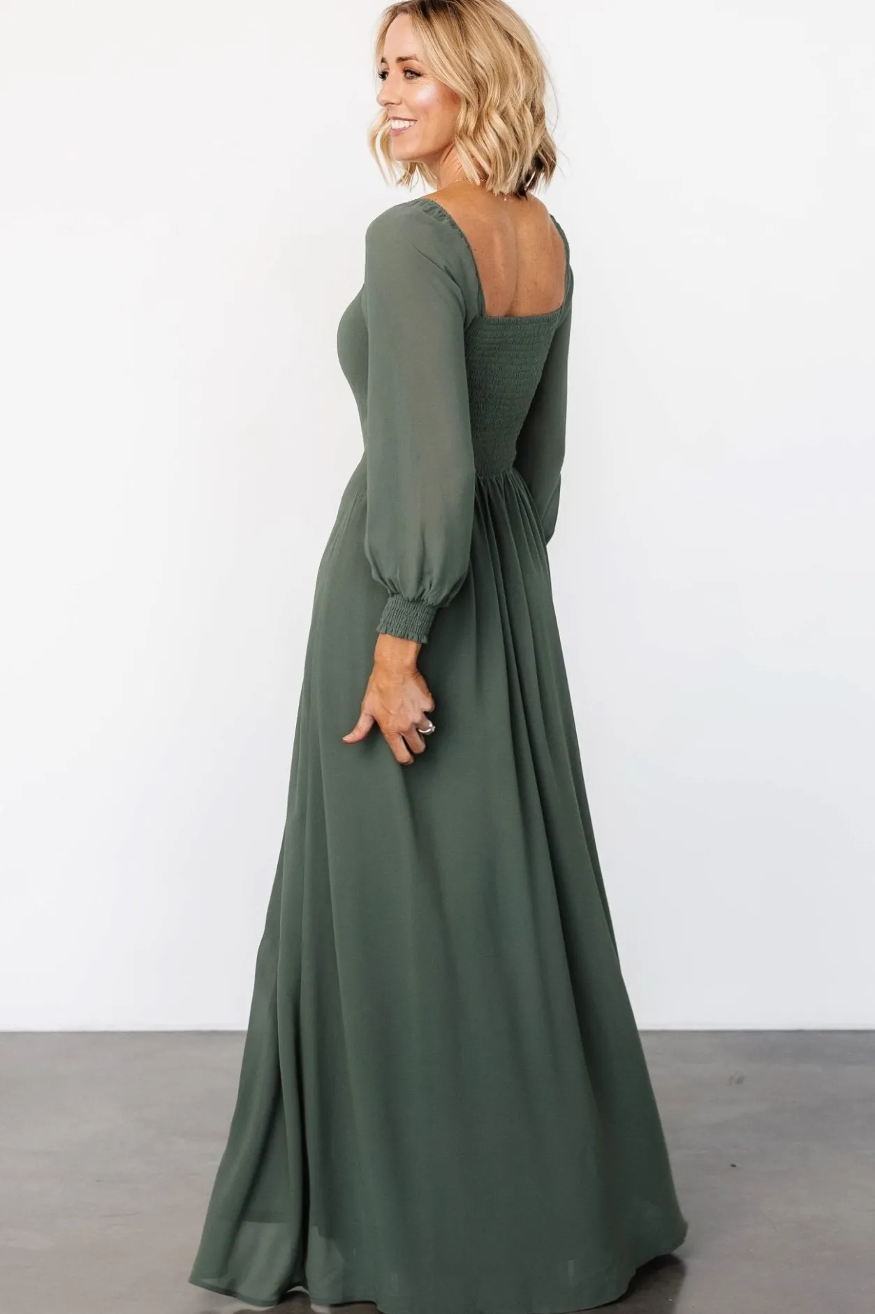 Fashion Baltic Born Giselle Maxi Dress | Dark Sage DarkSage