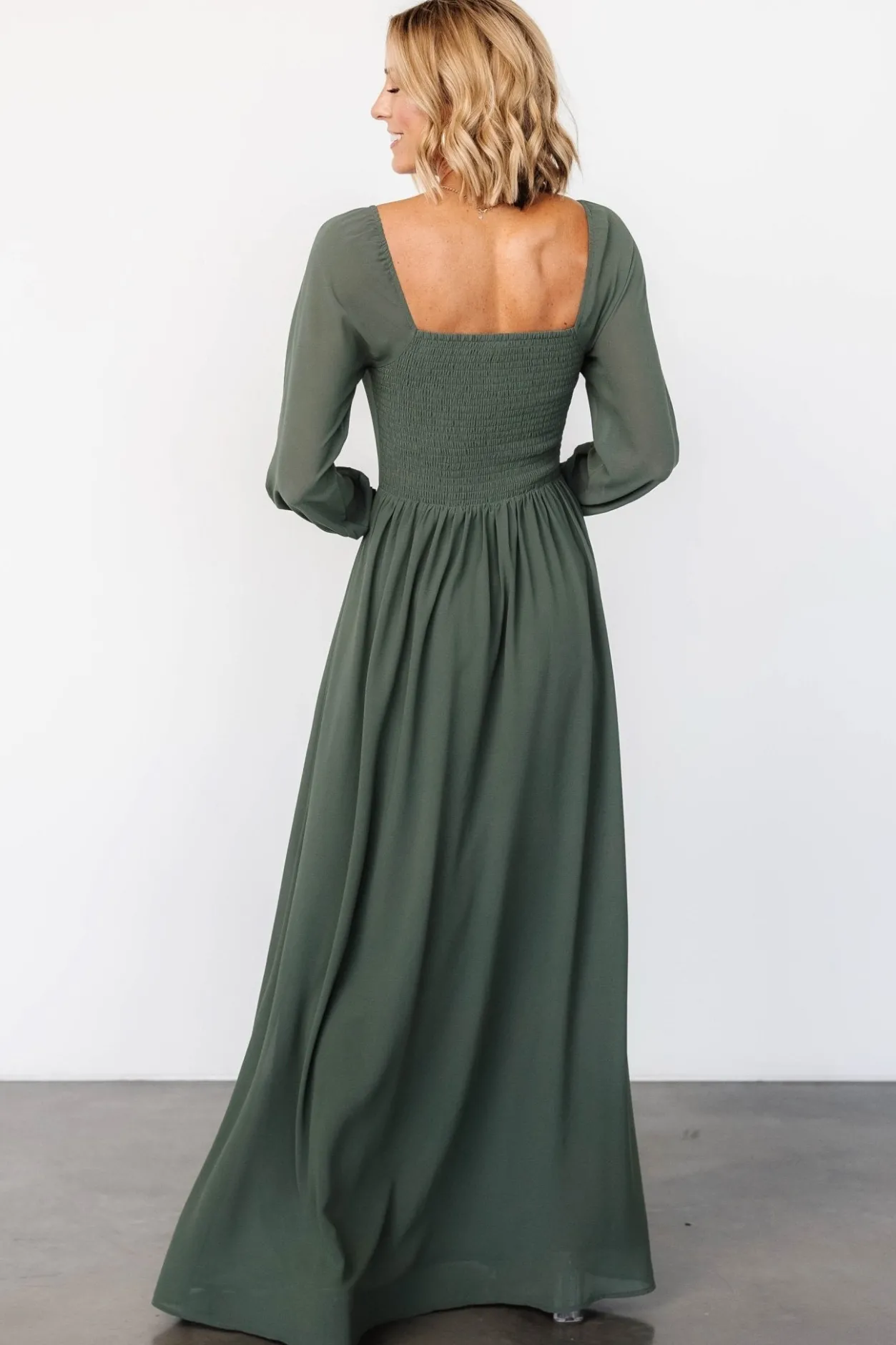 Fashion Baltic Born Giselle Maxi Dress | Dark Sage DarkSage
