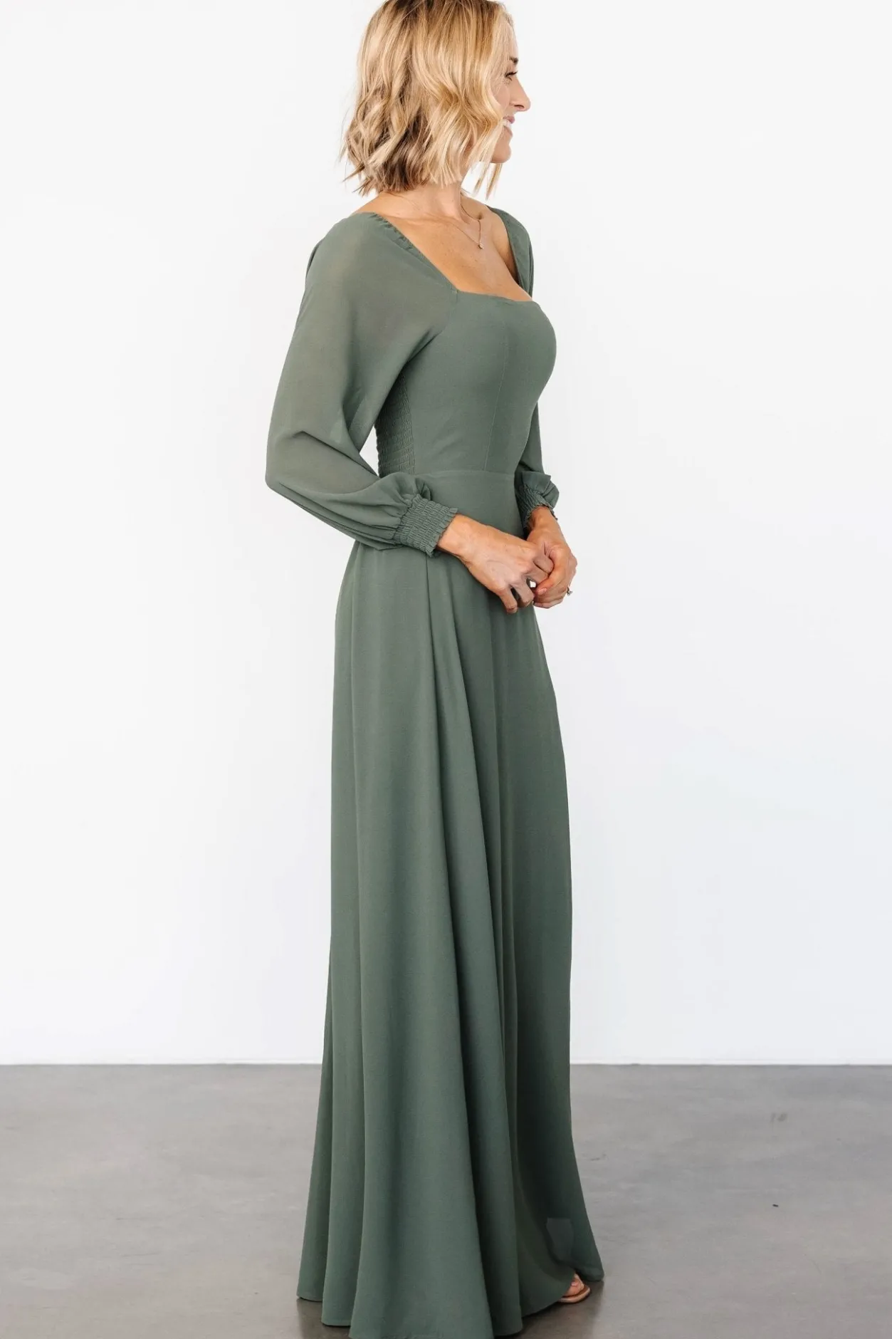 Fashion Baltic Born Giselle Maxi Dress | Dark Sage DarkSage