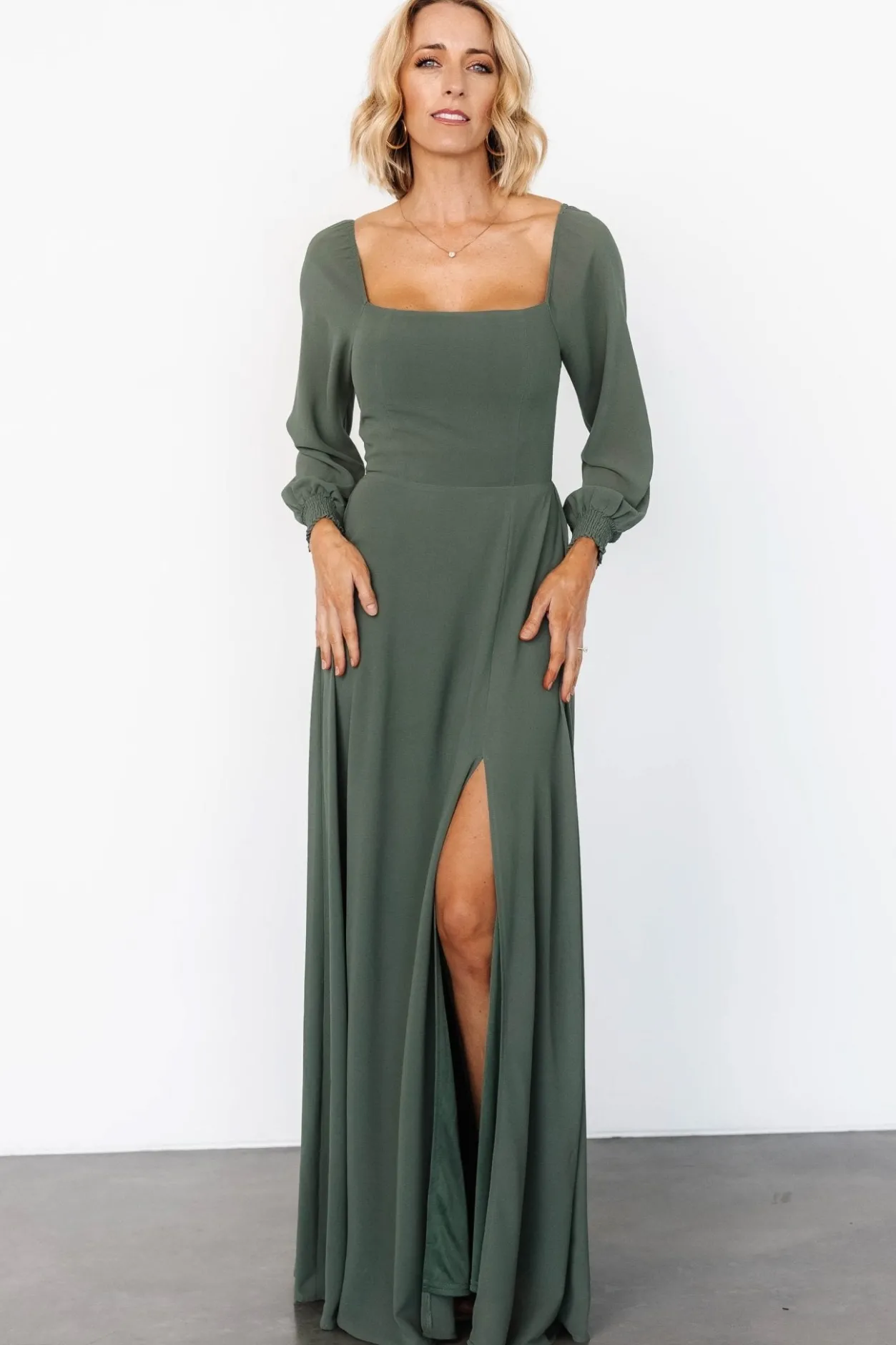 Fashion Baltic Born Giselle Maxi Dress | Dark Sage DarkSage